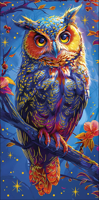 Конверт для денег. Сова. Ночь