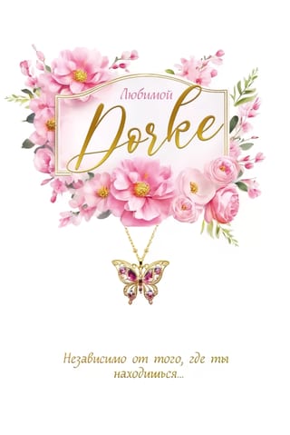 Открытка. Любимой дочке