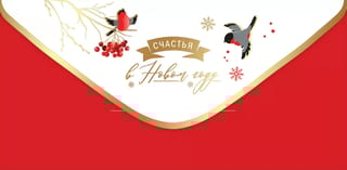 Конверт для денег. Счастья в Новом году